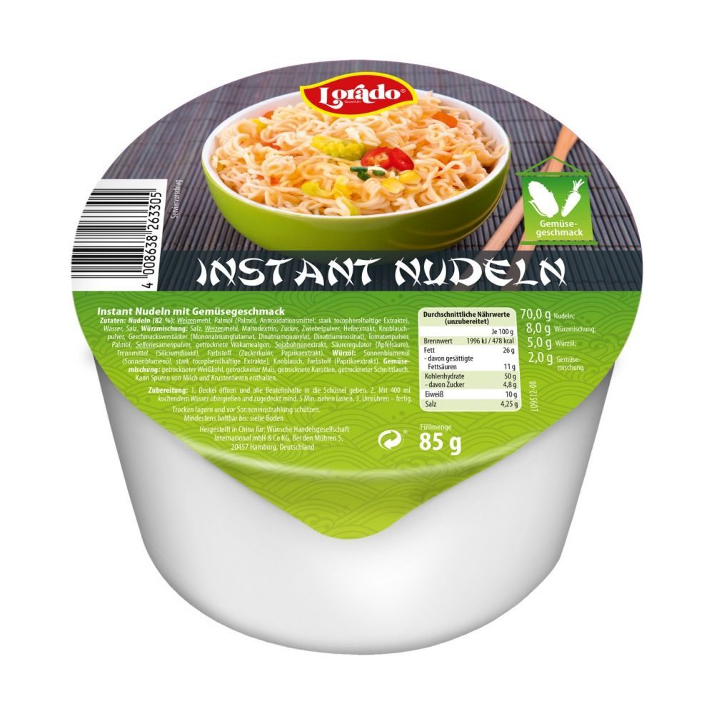 Lorado Instant Nudeln mit Gemüsegeschmack online kaufen | INTERSPAR