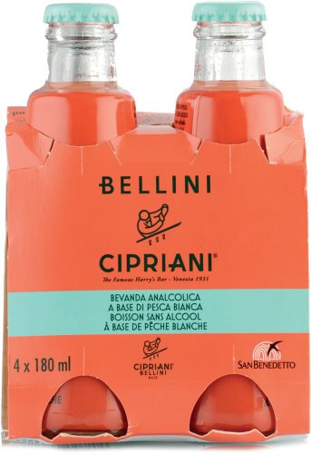 Produktbild von Bellini, Cipriani alkoholfrei 4x0,180l