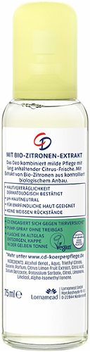 Produktbild von CD, Deo-Zerstäuber Citrus 75ml