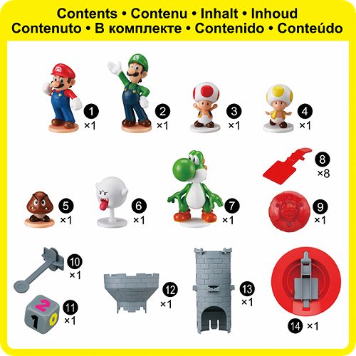 Produktbild von EPOCH Games Super Mario, Blow Up! Shaky Tower