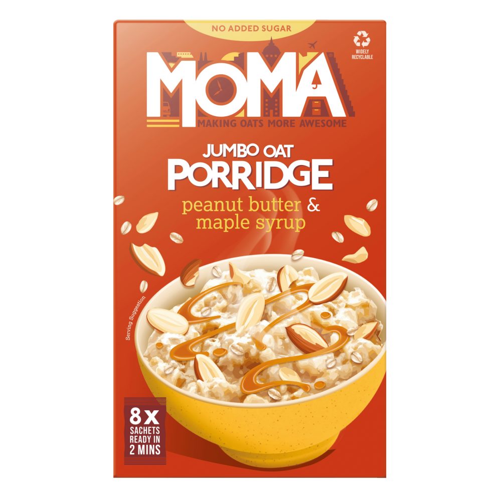 Moma Porridge Erdnussbutter & Ahornsirup 8 x 35g 280 G online