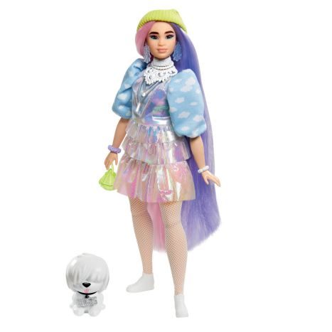 Barbie Extra Puppe mit langen Pastell Haaren
