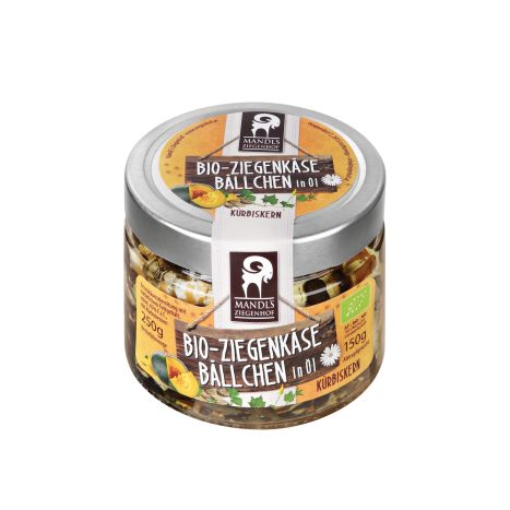 Bio Ziegenk.balKuerbisk. 250g   GVE 12