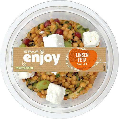Produktbild von SPAR enjoy, Salat Linsen-Feta