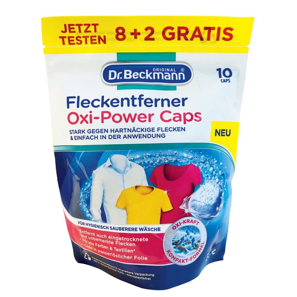 Dr. Beckmann Fleckentferner OxiPower Caps 8+2 Caps online kaufen
