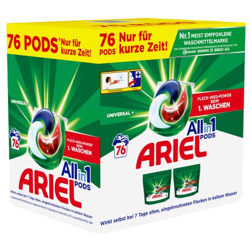 Produktbild von Ariel Universal+, All-in-1 PODs 2 x 38WG