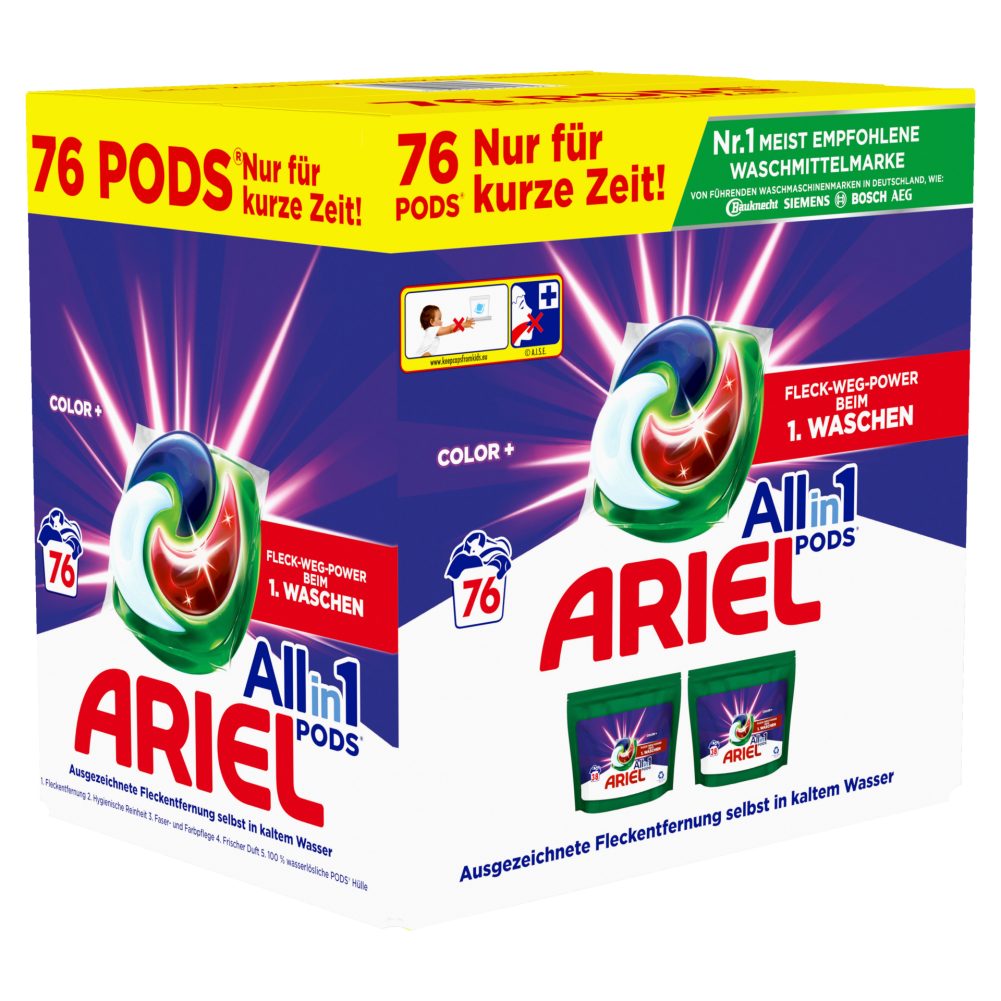 Ariel Color+ All-in-1 PODs 2 x 38WG online kaufen | INTERSPAR