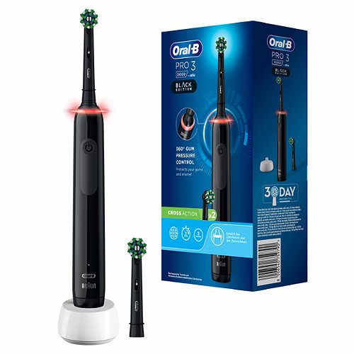 Produktbild von Oral-B, Pro 3 Cross Action Black Edition 3000