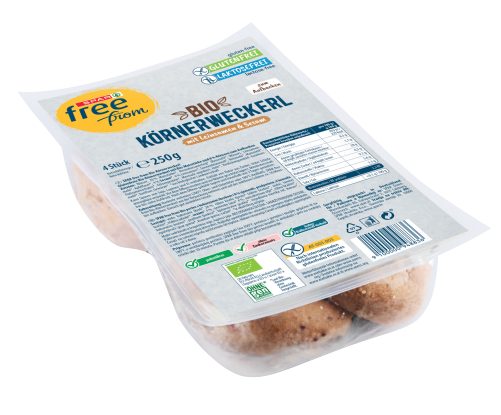 Produktbild von SPAR free from, Bio-Körnerweckerl glutenfrei & laktosefrei 4 Stück