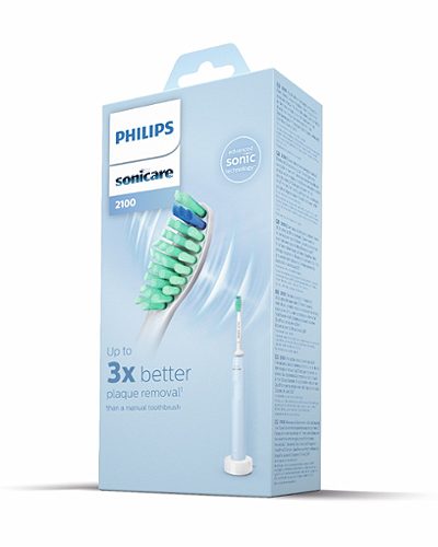 Produktbild von Philips, Elektrische Zahnbürste Sonicare 2100 light blue