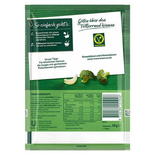 Produktbild von Knorr Kaiser Teller, Brokkolicremesuppe
