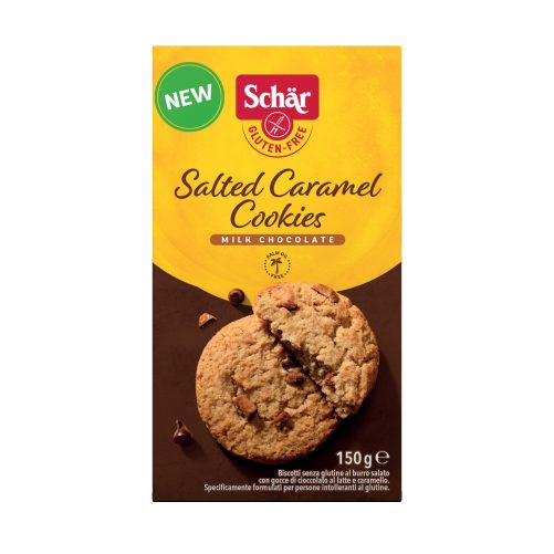 Produktbild von Schär, Salted Caramel Cookies Milk Chocolate