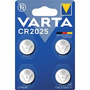 Varta Knopfzelle CR2025 4er