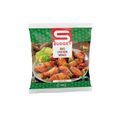 S-BUDGET Chicken WingsBBQ750g   GVE 10