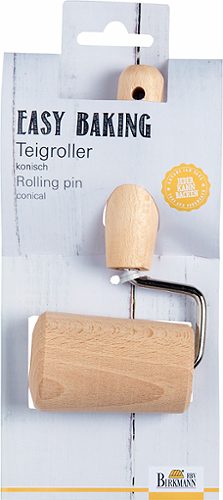 Produktbild von Birkmann Easy Baking, Teigroller konisch 7cm, aus Buchenholz