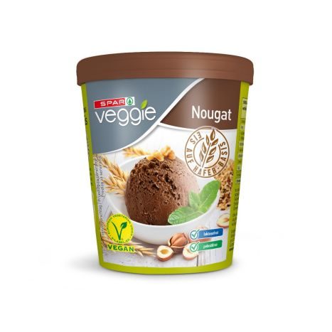 Austria product data sample: SPAR Veggie Hafereis Nougat