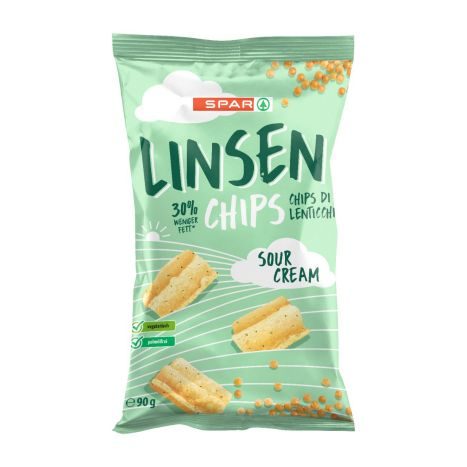 SPAR Linsenchips Sour Cream 90 G online kaufen