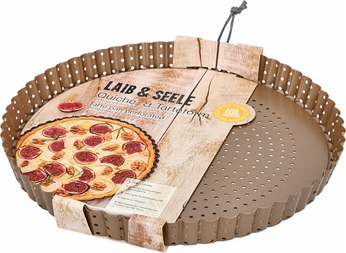 Produktbild von Birkmann Laib&Seele, Quiche Tarteform 30 cm Perforiert, mit losem Boden