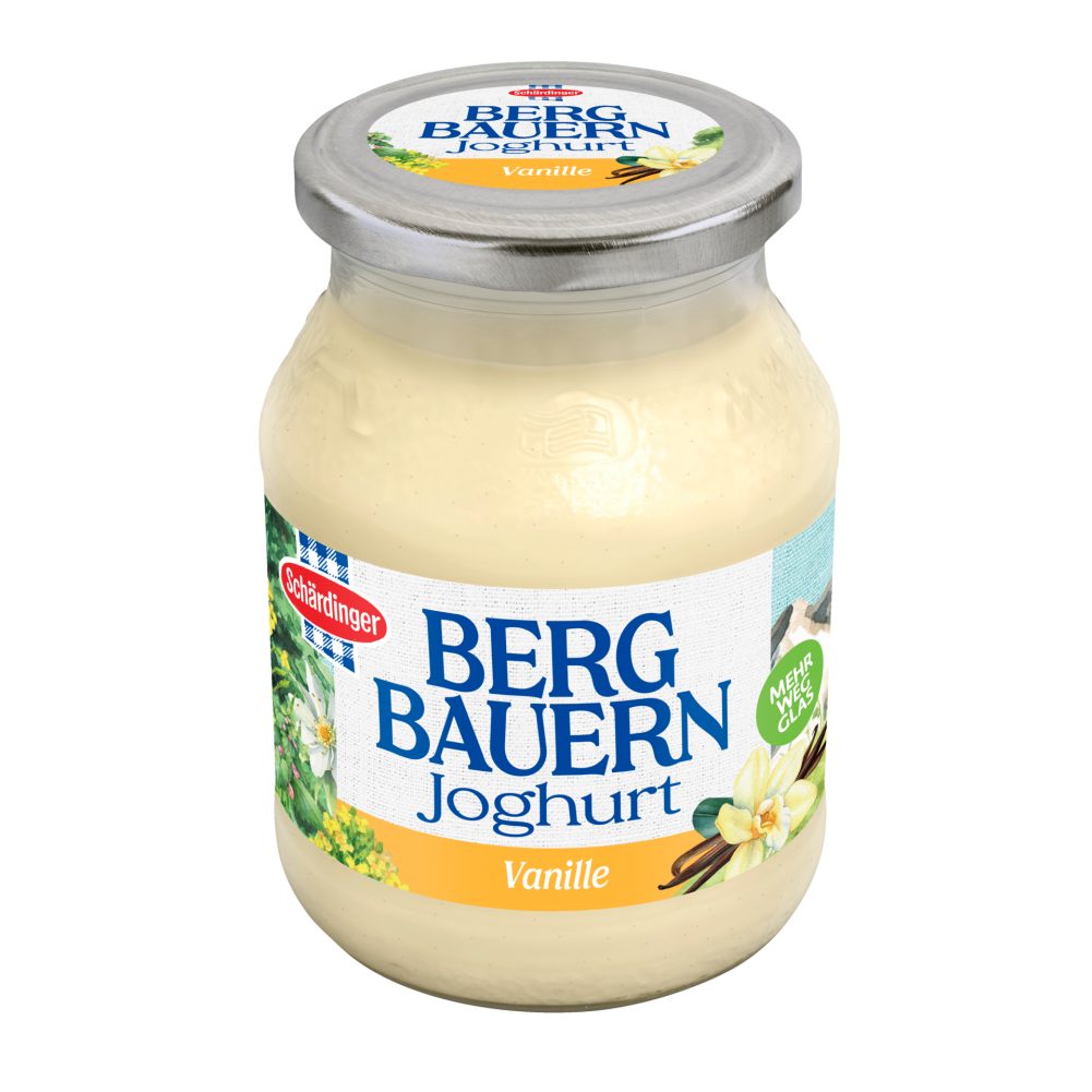 Schärdinger Berghof Bergbauern Joghurt Vanille 450 G MEHRWEG online ...
