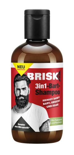 Produktbild von Brisk, 3in1-Bart-Shampoo 150ml