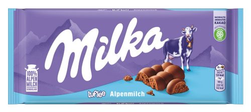 Produktbild von Milka, Alpenmilch Schokolade Luflee