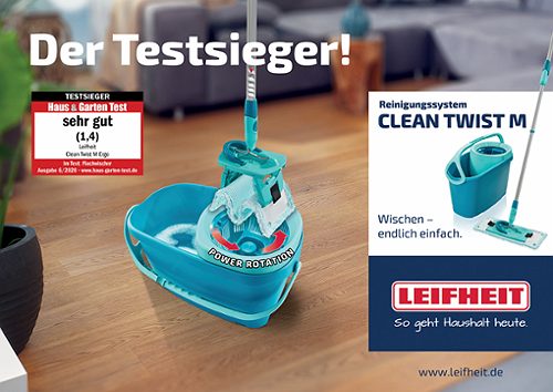 Produktbild von Leifheit, Mop-Set Clean Twist
