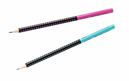 Produktbild von Faber Castell, Bleistift Grip Two Tone schwarz/blau
