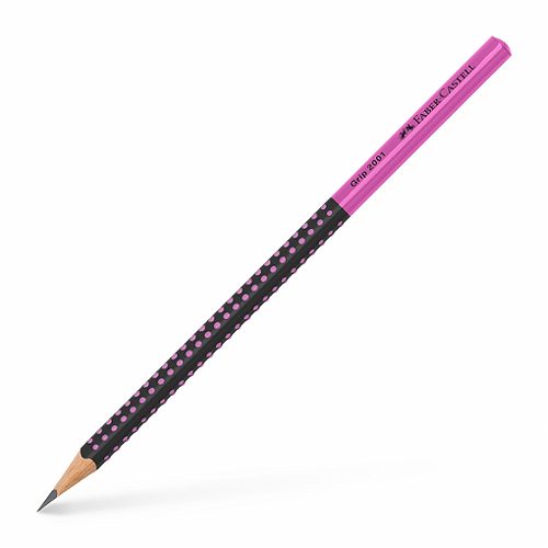 Produktbild von Faber Castell, Bleistift Grip Two Tone Schwarz/pink