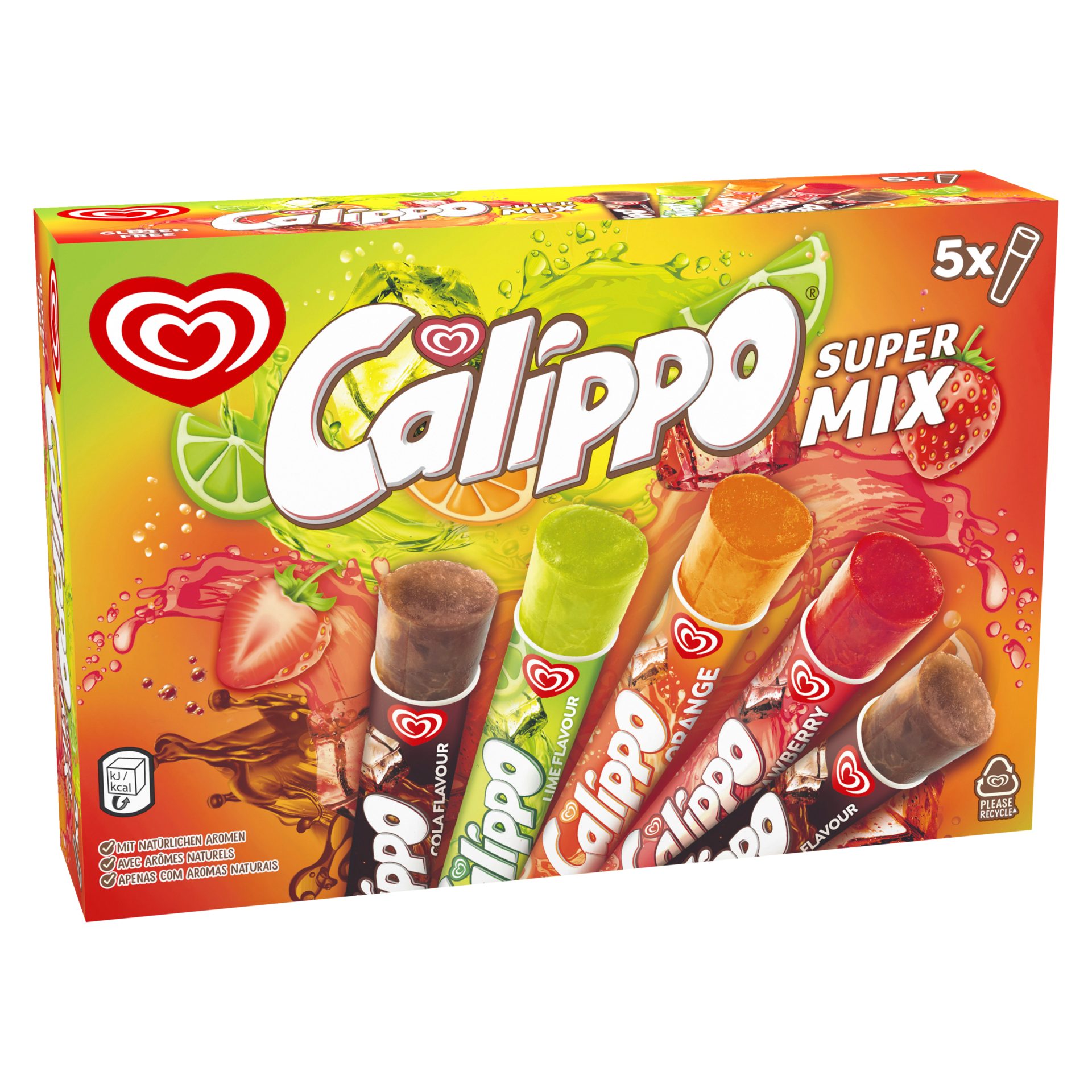 Eskimo Calippo Super Mix 5 Stück | SPAR Produktwelt
