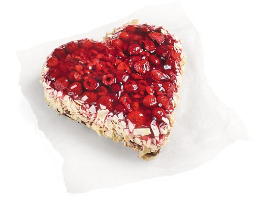 Produktbild von INTERSPAR Backstube, Valentinsherz mit Himbeeren