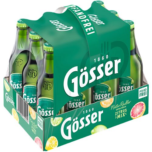 Produktbild von Gösser, Naturradler extra frisch Zitrus-Mix
