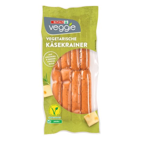 SPAR Veggie vegetarische Käsekrainer 8 Stück