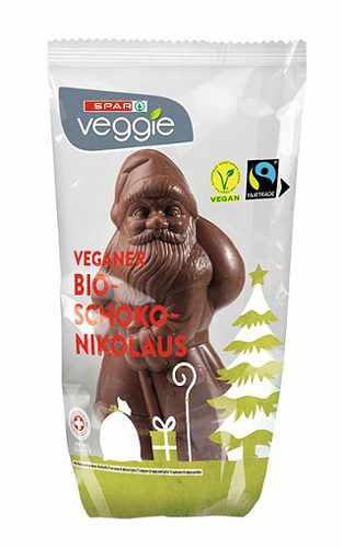 Produktbild von SPAR Veggie, veganer Bio-Schoko-Nikolaus