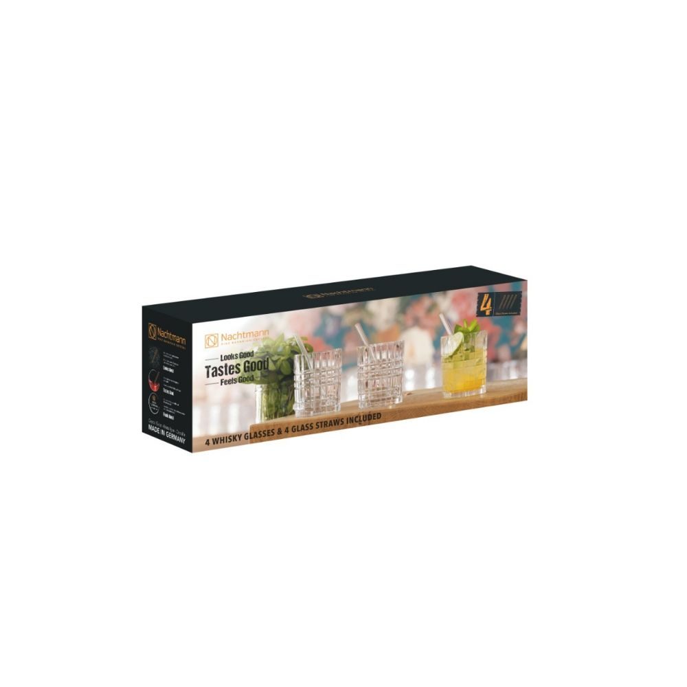 Whiskyglas 4er mit Glastrinkh.  GVE 1