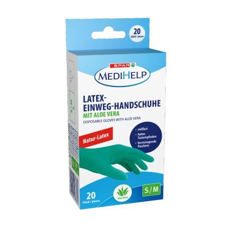 Medi-Help Handschuhe S/M aus Latex
