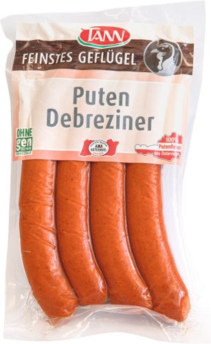 Produktbild von TANN, Puten Debreziner per Packung