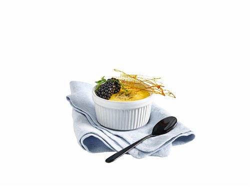Produktbild von SIMPEX COLOR, Auflaufform Keramik weiss 9,5 cm
