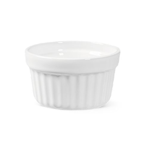 Produktbild von SIMPEX COLOR, Auflaufform Keramik weiss 9,5 cm