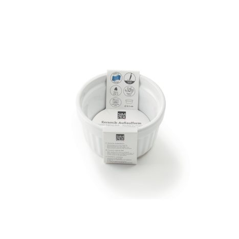 SIMPEX Auflauf-form 9,5 weiss   GVE 6