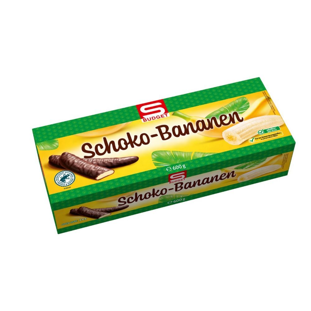 S-BUDGET Schoko-Bananen 600 G online kaufen | INTERSPAR