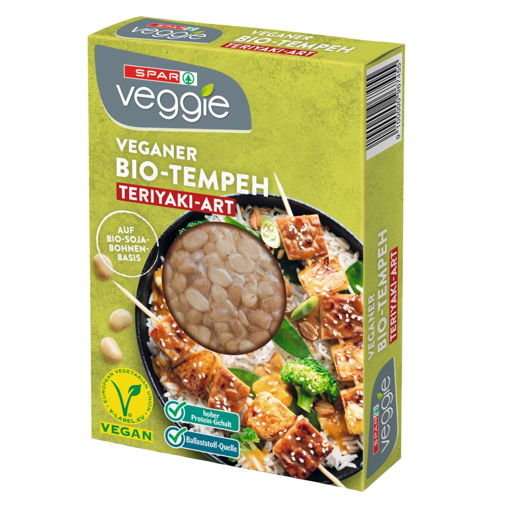 SPAR Veggie veganer BioTempeh TeriyakiArt 200 G online kaufen INTERSPAR