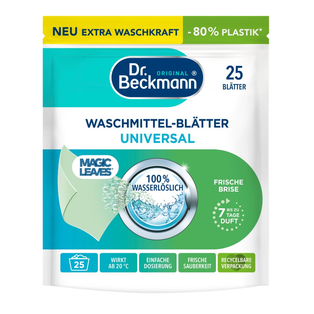 Dr. Beckmann WaschmittelBlätter Magic Leaves / Universal 25 Stück