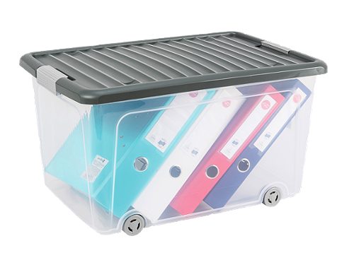 Produktbild von SIMPEX BASIC, Rollenbox mit Deckel 50L