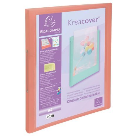 Ringbuch A4 KC, pastell rouge