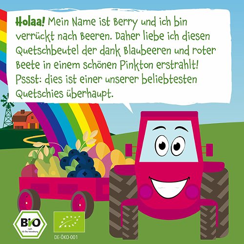 Produktbild von Pumpkin Organics, Bio-Quetschie Süßkartoffel Blaub. Birne Rote Beete Hafer