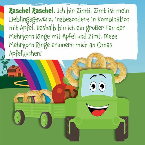 Produktbild von Pumpkin Organics, Bio Mehrkorn Ringe Apfel und Zimt