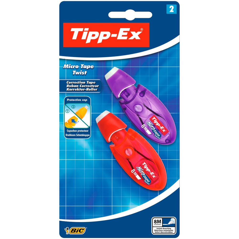 Tipp Ex Korrekturroller Micro Tape Twist 2 Stk. 8m x 5mm online kaufen ...