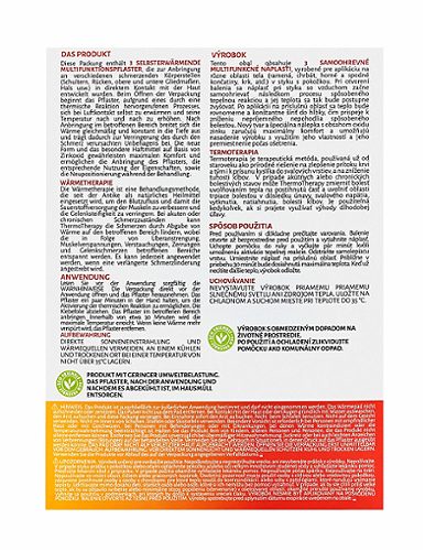 Produktbild von Thermo Therapy, Selbsterwärmende Pflaster Schulter- und Rückenschmerzen 3 Stück
