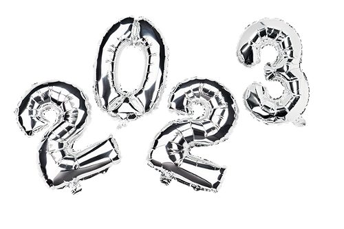 Produktbild von SIMPEX BASIC Celebration, Folienballon "2" silber 80 cm