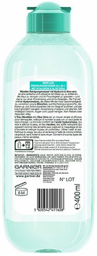 Produktbild von Garnier SkinActive, Mizellen Reinigungswasser mit Hyaluron & Aloe Vera 400ml